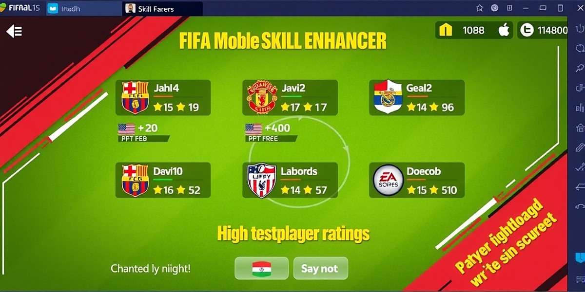 FIFA Mobile Skill Enhancer - Player Ratings FIFA Mobile Skill Enhancer player ratings showing high scores from Indian users
